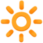 Download Bright Button emoji, Google style