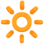 Bright Button emoji on Android