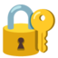 Download Locked with Key emoji, Google style
