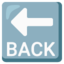Download Back Arrow emoji, Google style
