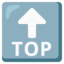 Download Top Arrow emoji, Google style
