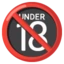 No One Under Eighteen emoji on Android