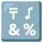 Input Symbols emoji, Google design