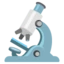 Microscope emoji, Google design