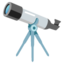 Download Telescope emoji, Google style