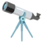 Telescope emoji, Google design
