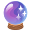 Crystal Ball emoji, Google design