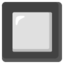 Download Black Square Button emoji, Google style
