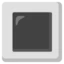 White Square Button emoji, Google design