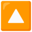 Upwards Button emoji, Google design