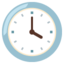 Four O’clock emoji, Google design