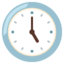 Five O’clock emoji, Google design