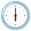 Six O’clock emoji, Google design
