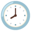 Eight O’clock emoji, Google design