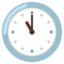Eleven O’clock emoji, Google design
