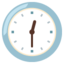 Twelve-thirty emoji, Google design