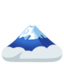 Download Mount Fuji emoji, Google style