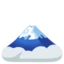 Mount Fuji emoji, Google design