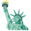 Statue Of Liberty emoji, Google design