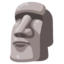 Moai emoji, Google design