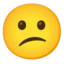 Confused Face emoji on Android