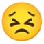 Persevering Face emoji on Android