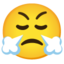 Download Face with Steam From Nose emoji, Google style