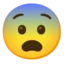 Fearful Face emoji on Android