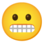 Download Grimacing Face emoji, Google style