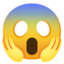 Face Screaming in Fear on Google