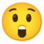 Download Astonished Face emoji, Google style