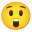 Astonished Face emoji on Android