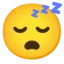 Sleeping Face emoji on Android