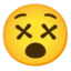 Face with Crossed-out Eyes emoji on Android