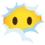 Face In Clouds emoji, Google design