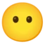 Face Without Mouth emoji on Android