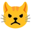 Pouting Cat emoji, Google design