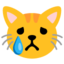 Crying Cat emoji, Google design