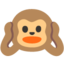 Hear-no-evil Monkey emoji, Google design
