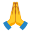 Folded Hands on Google