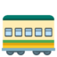 Railway Car emoji, Google design