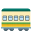 Railway Car emoji on Android