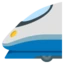 High-speed Train emoji on Android