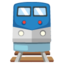 Download Train emoji, Google style