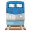 Train emoji on Android