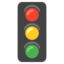 Download Vertical Traffic Light emoji, Google style