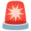 Police Car Light emoji on Android
