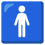 Download Men’s Room emoji, Google style