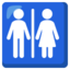 Download Restroom emoji, Google style