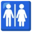 Restroom emoji, Google design